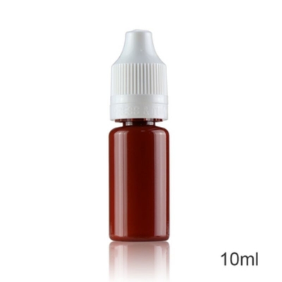 Garrafa de 10 ml com gotas para garrafas de óleo de fumo com fecho de puxa e empurrão