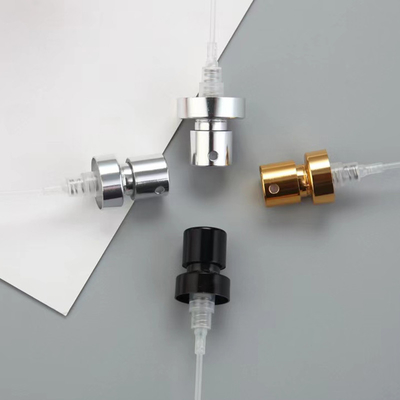 15mm Luxury Perfume Gold Metal Aluminium Atomizer Anodizado Fino Mist Sprayer Pump