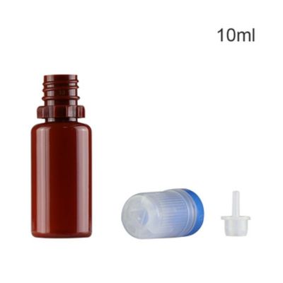 Garrafa de líquido líquido de plástico preto e transparente com tampa à prova de crianças