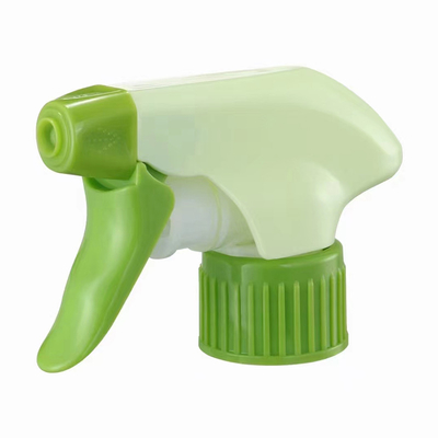 Pulverizador de gatilho de plástico de 28 mm à prova de vazamento com bico redondo e tipo de fechamento