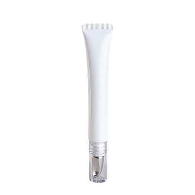 Tubo preto redondo com tampa de parafuso para creme facial e cuidados com a pele