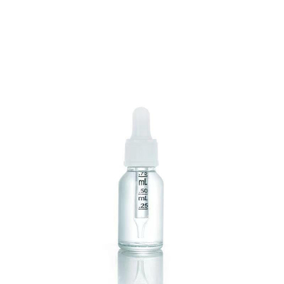 Garrafa de 18 mm de plástico e garrafa de óleo de vidro de óleo de âmbar de 10 ml de óleo essencial para viagem ou casa