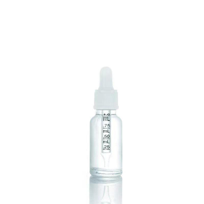 Garrafa de 18 mm de plástico e garrafa de óleo de vidro de óleo de âmbar de 10 ml de óleo essencial para viagem ou casa