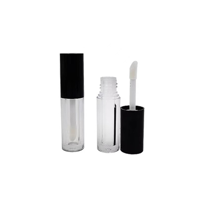 Tubo de batom de plástico para recipiente cosmético Embalagem de plástico personalizado Tubo de batom vazio 3.5G Com fecho de parafuso de vedação de borracha