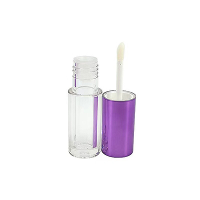 Custom 3.5g 5g Tubos de batom de lábios vazios com fecho de parafuso de vedação de borracha Tubos plásticos de bálsamo labial para embalagens de recipientes cosméticos