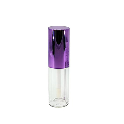 Custom 3.5g 5g Tubos de batom de lábios vazios com fecho de parafuso de vedação de borracha Tubos plásticos de bálsamo labial para embalagens de recipientes cosméticos