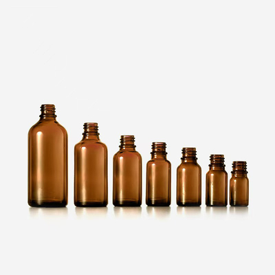 Garrafa de óleo essencial marrom transparente 5 ml 10 ml 15 ml 20 ml 30 ml 50 ml 100 ml para aromaterapia