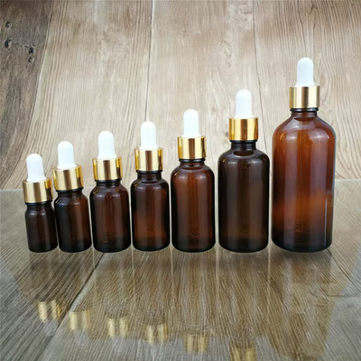 Garrafa de óleo essencial marrom transparente 5 ml 10 ml 15 ml 20 ml 30 ml 50 ml 100 ml para aromaterapia
