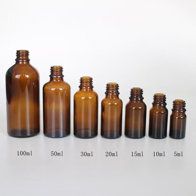 Garrafa de óleo essencial para cosméticos 5ml 10ml 15ml 20ml 30ml 50ml 100ml Opções de capacidade