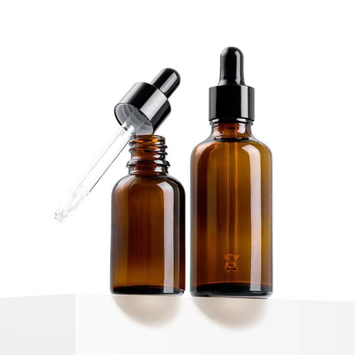 Garrafa de óleo essencial de vidro de 100 ml recheável 5 ml 10 ml 15 ml 20 ml 30 ml 50 ml
