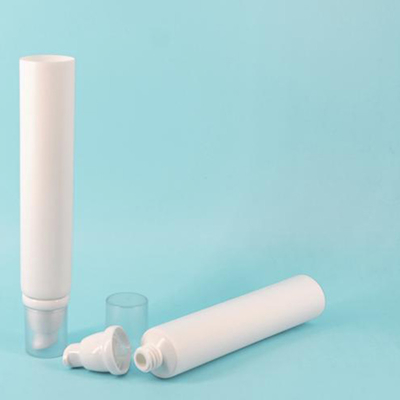 Embalagem cosmética vazia Tubos de PE de camada dupla com tela de seda