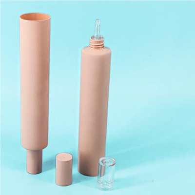 Embalagem cosmética em branco de cor personalizada tubo PE combinado Flexo com estampagem