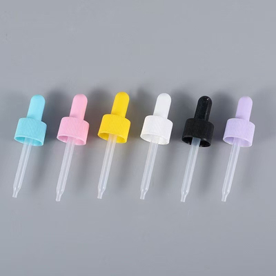 Cor personalizada 18mm 24mm PP de plástico de gotas com borracha de plástico Pipette ferramenta de distribuição de líquidos profissional