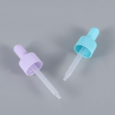Cor personalizada 18mm 24mm PP de plástico de gotas com borracha de plástico Pipette ferramenta de distribuição de líquidos profissional
