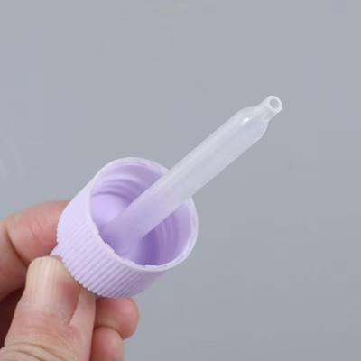 Cor personalizada 18mm 24mm PP de plástico de gotas com borracha de plástico Pipette ferramenta de distribuição de líquidos profissional