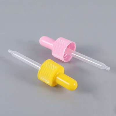 Cor personalizada 18mm 24mm PP de plástico de gotas com borracha de plástico Pipette ferramenta de distribuição de líquidos profissional