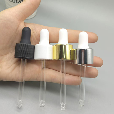 Cor personalizada 18mm 24mm Alumínio fechamento de gotas de plástico para garrafa de óleo essencial