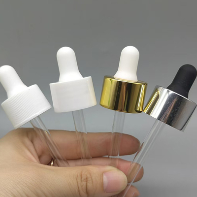 Cor personalizada 18mm 24mm Alumínio fechamento de gotas de plástico para garrafa de óleo essencial