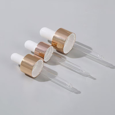 Cor personalizada 18mm 24mm Alumínio fechamento de gotas de plástico para garrafa de óleo essencial