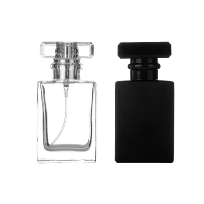 Matt Black 30 ml 50 ml 100 ml frasco de perfume de vidro