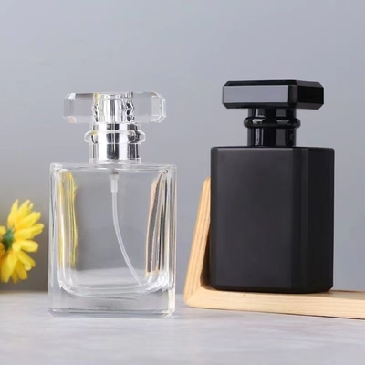 Matt Black 30 ml 50 ml 100 ml frasco de perfume de vidro