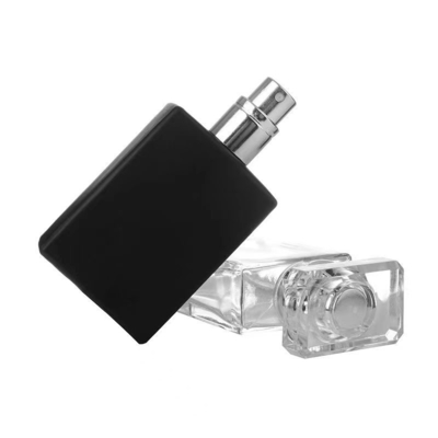 Matt Black 30 ml 50 ml 100 ml frasco de perfume de vidro