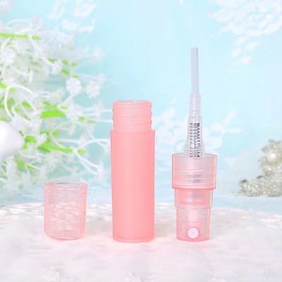 100 ml de frasco de perfume de plástico de animais de estimação preto transparente e vazio com spray de plástico