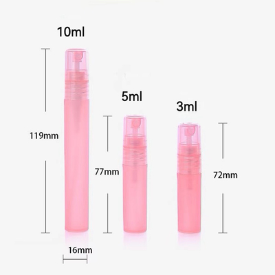 Em estoque 3 ml 5 ml 8 ml 10 ml Press Down PP Plastic Perfume Mist Bottle