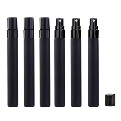 10 ml PET plástico transparente frasco de perfume spray cosmético frasco de névoa fina cuidados com a pele soro loção shampoo