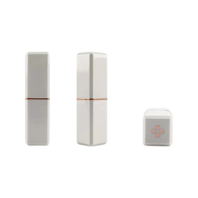 Tubo de batom com vedação de borracha parafuso Tubo de plástico de bálsamo labial para recipiente cosmético
