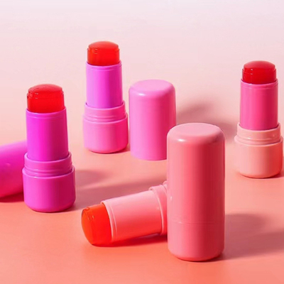 Tubo de bálsamo labial de plástico para embalagens de recipientes cosméticos