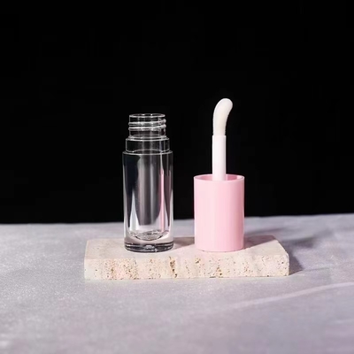 Gloss Tubos vazios Logotipo personalizado recipiente preto com escova 5ml Gloss Tubos Gradient Lip