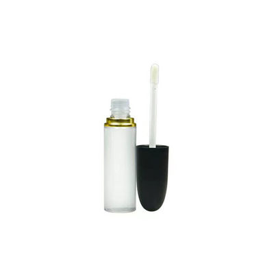 Tubo de batom com fecho de parafuso de vedação de borracha Tubo plástico de bálsamo labial para recipiente cosmético