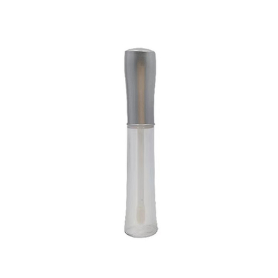Fácil de transportar fecho de parafuso de vedação de borracha tubo plástico de bálsamo labial para recipiente cosmético 10cm x 2cm