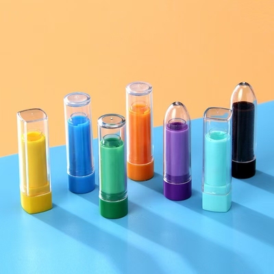 1G Tubo de batom vazio fecho a parafuso Tubo de bálsamo labial de plástico para embalagens de recipientes cosméticos