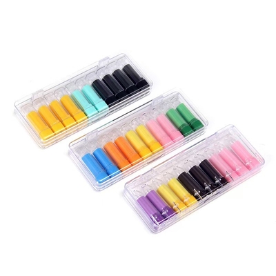 1G Tubo de batom vazio fecho a parafuso Tubo de bálsamo labial de plástico para embalagens de recipientes cosméticos