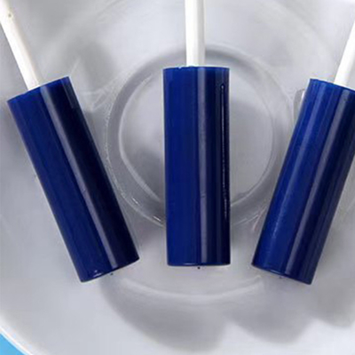 5G Pacotes cosméticos de palha de trigo Tubos de batom com tampa branca suave
