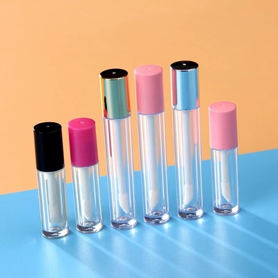 3.5g 5g Lábios vazios Tubinhas de batom Tubinhas plásticas de bálsamo labial para embalagens cosméticas