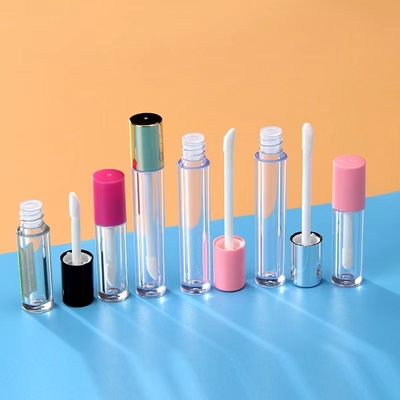 3.5g 5g Lábios vazios Tubinhas de batom Tubinhas plásticas de bálsamo labial para embalagens cosméticas