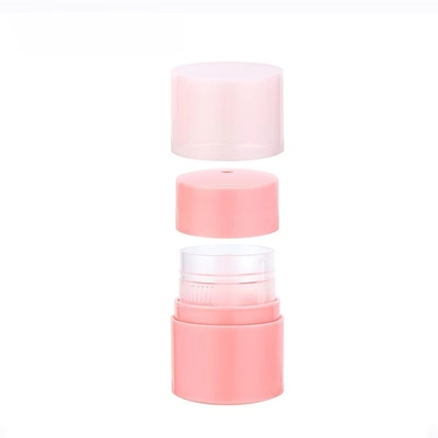 Tubo de batom vazio com tampa de rosca para batom labial de plástico