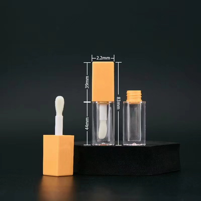 Tubos de brilho para batom e mascara Impressão de tela Impressão de PET Tubos transparentes Bonitos