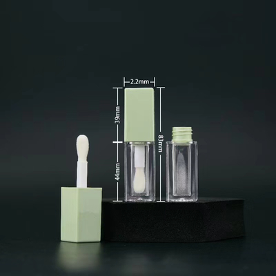 Tubos de brilho para batom e mascara Impressão de tela Impressão de PET Tubos transparentes Bonitos