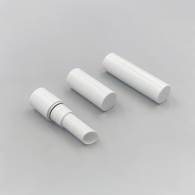 Tubos metálicos de batom com impressão de tela Container de brilho labial e fecho de tubo de bálsamo de plástico