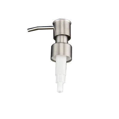 Dispensador de bomba de loção metálica dourada/prateada 20/24/28MM para embalagem de beleza de luxo para sabonete líquido para as mãos e loção corporal