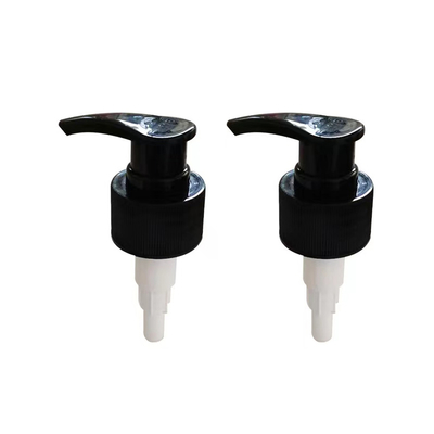 Bomba de loção de plástico PP com fecho canelado de cor personalizada de 24 mm 28 mm