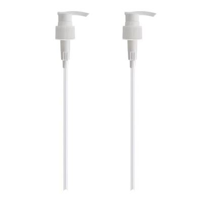 Personalização suportada 24/28mm bomba de loção de plástico com interruptor esquerdo direito para loção cosmética