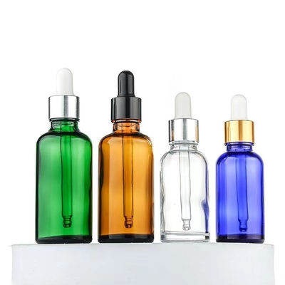 Frasco de óleo essencial de vidro e plástico PP vazio de 5ml 10ml 15ml 20ml 30ml 50ml 100ml para bomba médica