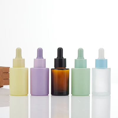 Frasco de Óleo Essencial Vazio Cor Personalizada Com Conta-gotas Preto 5ml 10ml 15ml 20ml 30ml 50ml 100ml