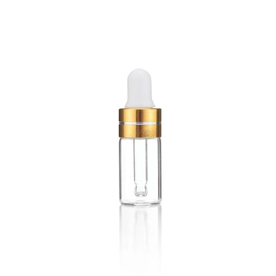 Garrafa de Óleo Essencial 5ml 10ml 15ml 20ml 30ml 50ml 100ml com cor dourada transparente