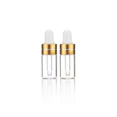 Garrafa de Óleo Essencial 5ml 10ml 15ml 20ml 30ml 50ml 100ml com cor dourada transparente